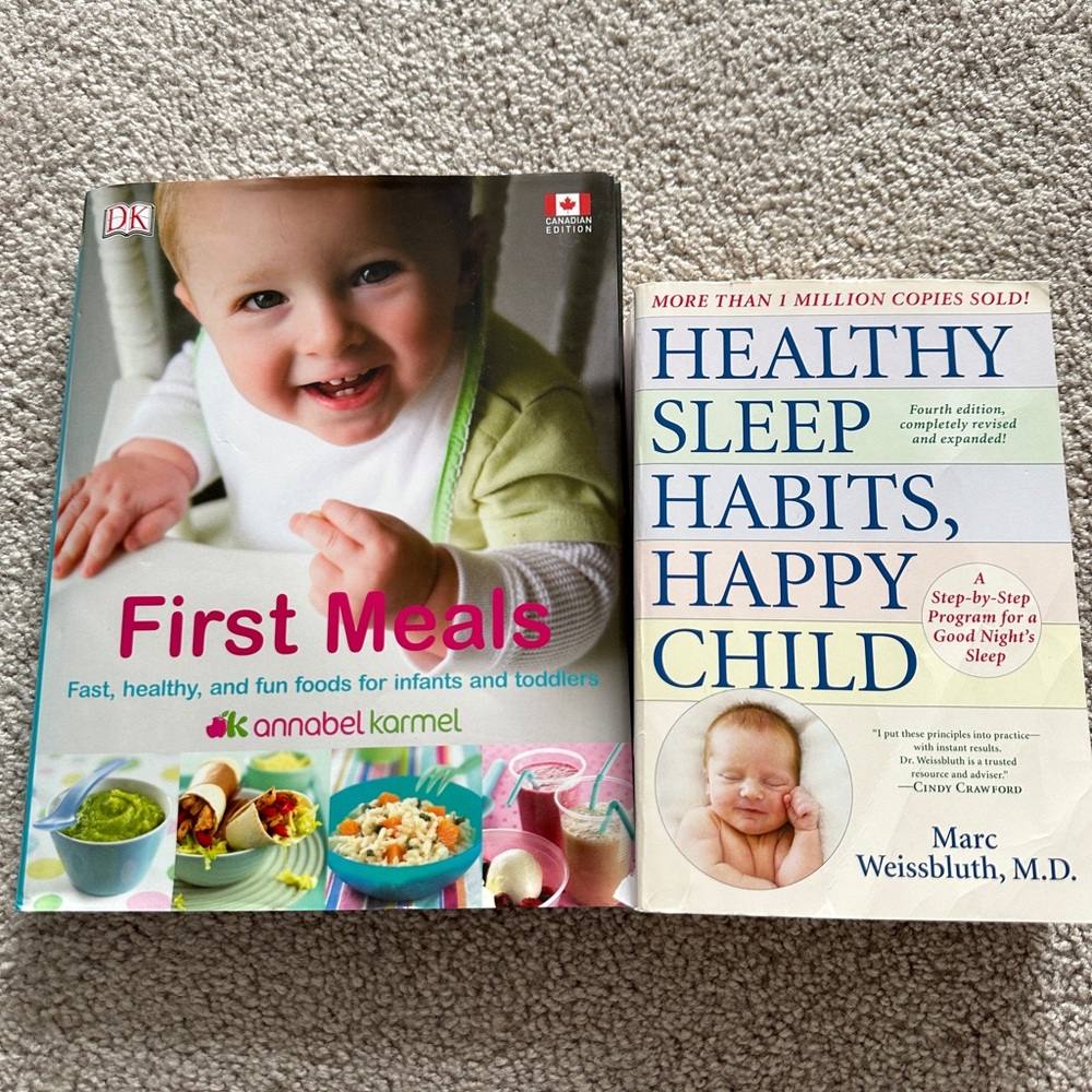 First Meals and Healthy Sleep Habits Books